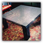 Perforated Metal Table